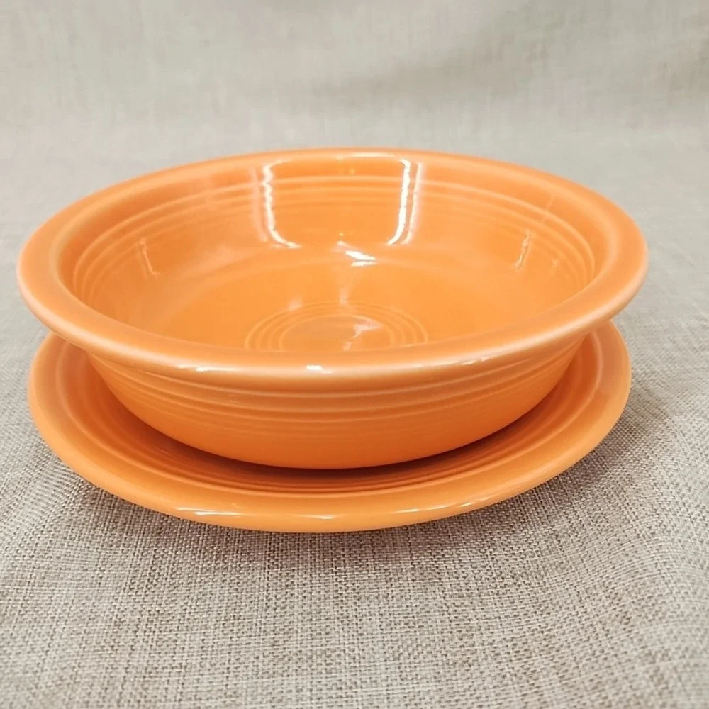 Fiesta Retired Tangerine Classic Rim Cereal Bowl 6 7/8